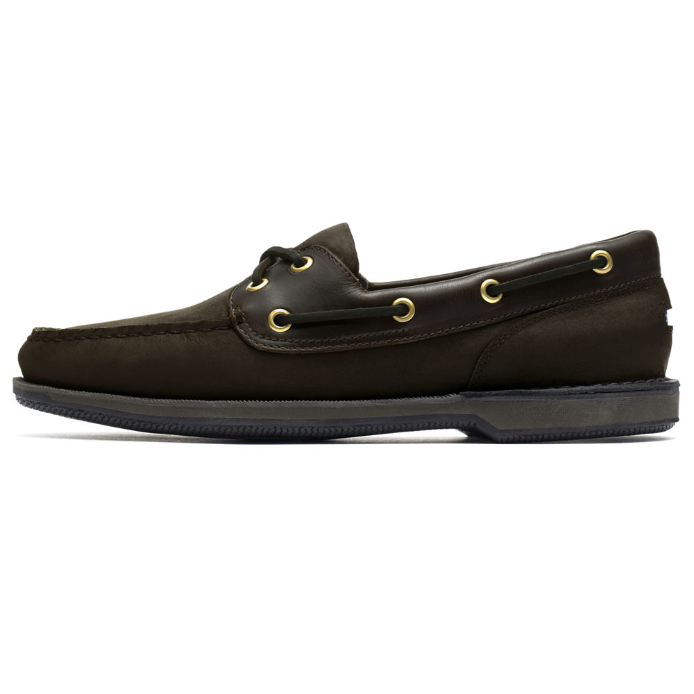 Rockport Boat Shoes For Mens Black - Perth - NW6954273